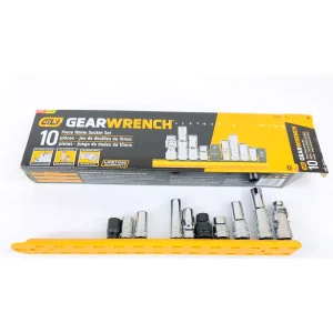 Gearwrench 80319 1/4″ Dr 10Mm 10Pc Skt Set