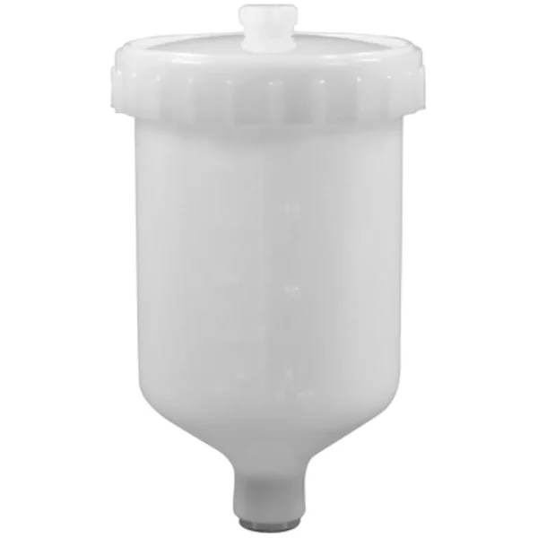 Astro Pneumatic Plastic Gravity Feed Cup 0.6 Liter Capacity, 600ml (GF14C)