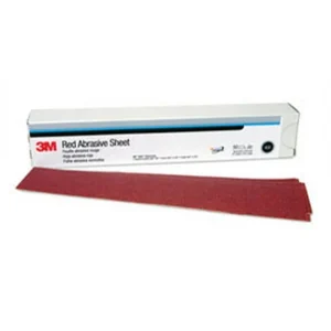 3M 2-3/4″ X 16-1/2″ P180 Hookit Red Abrasive Sheet 316U (1179)