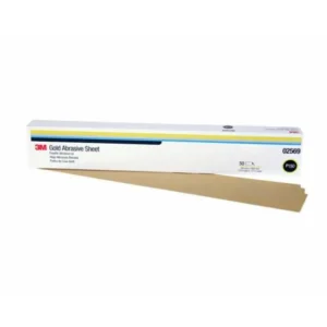 3M 2-3/4″ X 17-1/2″ P150A Production Resinite Gold Sheet (2569)