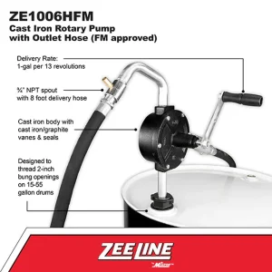 Zeeline Cast Iron Rotary Pump (ZE1006HFM) - view 4