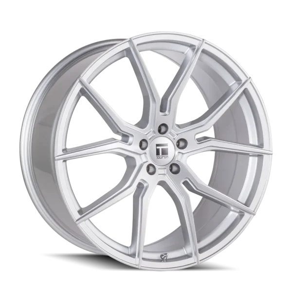 Touren TF01 3501 Gloss Silver Brushed Wheels