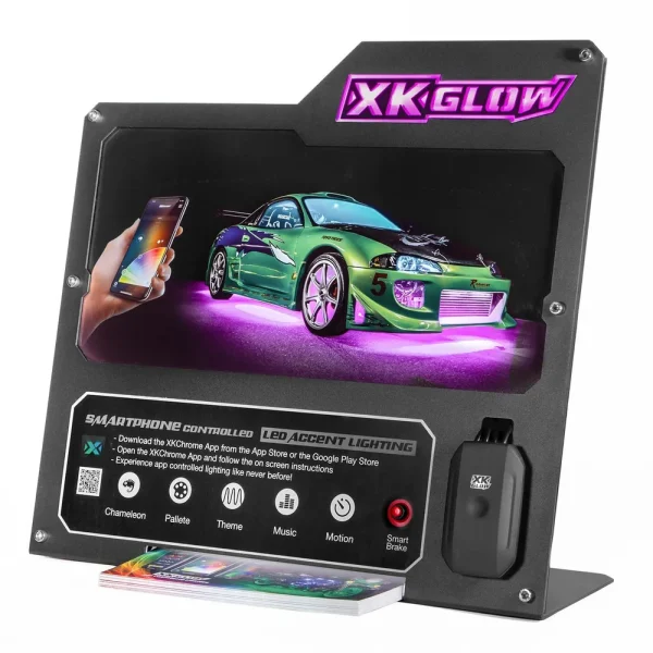 XKGLOW 2nd Gen Metal Countertop LED Lighting Display with XKchrome App