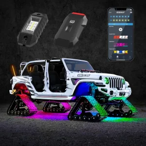 XKGLOW RGBW Addressable LED Rock Light Kits | XKalpha App Controlled (AP-ROCK-ADV , AP-ROCK-STA)