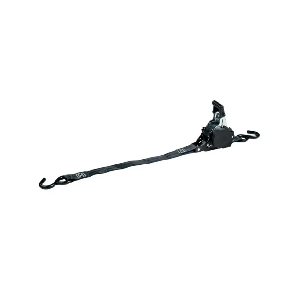 BulletProof Medium Duty 1in Auto Retractable Ratchet Strap – Black (BLPBPMDRSAUTO)