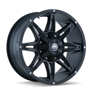 Mayhem Rampage 8090 Matte Black Wheels