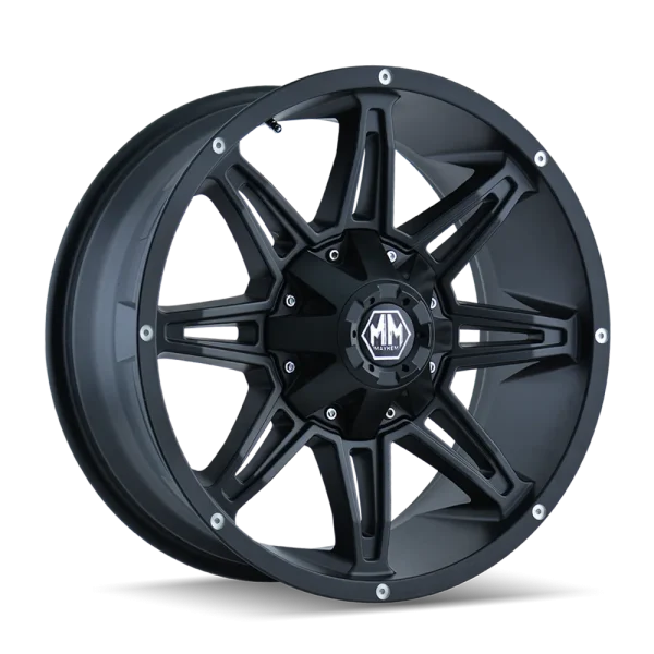 Mayhem Rampage 8090 Matte Black Wheels