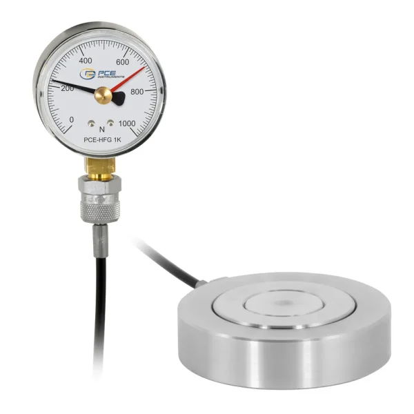 PCE Instruments Hydraulic Force Gauge with 2,500 N Capacity (PCE-HFG 2.5K-E100)