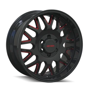 Mayhem Tripwire 8110 Gloss Black with Prism Red Wheels