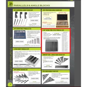 HHIP 1/32 X 6″ 20 PAIR ULTRA THIN PARALLEL SET (3900-3032) - view 4