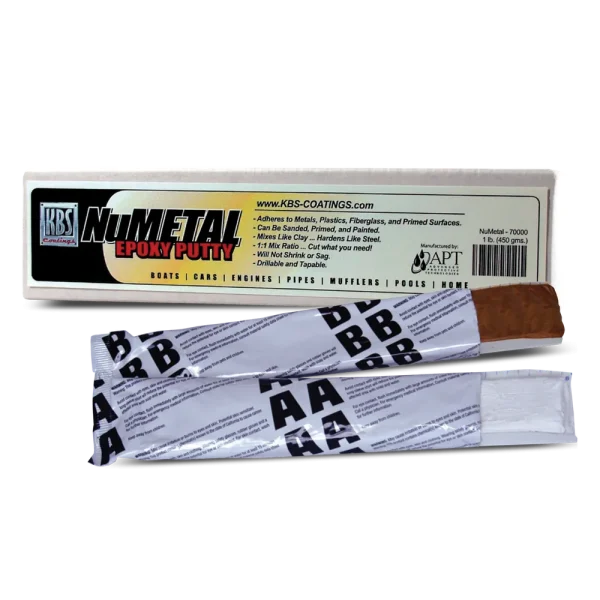 KBS Coatings NuMetal Epoxy Putty – 1lb (70001, 70002, 70003, 70004)