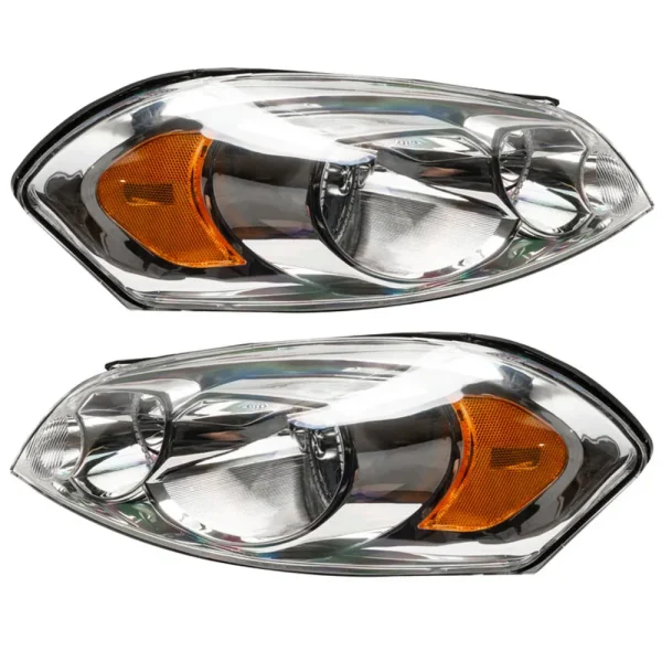 Oracle Lighting 2006-2013 Chevrolet Impala Pre-Assembled LED Halo Headlights – (Non-HID) (8898-001, 8898-330, 8898-33...