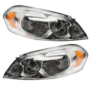 Oracle Lighting 2006-2013 Chevrolet Impala Pre-Assembled LED Halo Headlights – (Non-HID) (8898-001,  - view 2