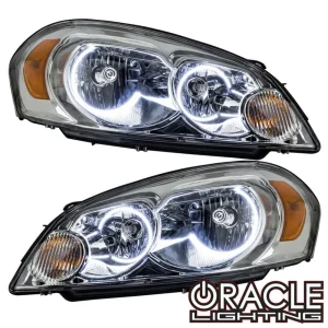 Oracle Lighting 2006-2013 Chevrolet Impala Pre-Assembled LED Halo Headlights – (Non-HID) (8898-001,  - view 4