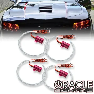 Oracle Lighting 2014-2015 Chevrolet Camaro Non-RS LED Dual Round Style Headlight Halo Kit (2387-001, 2387-002, 2387-0...
