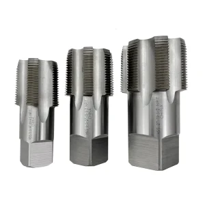 HHIP 3 PIECE NPT TAPER PIPE TAP SET (1-1/4~2″) (1011-3303)