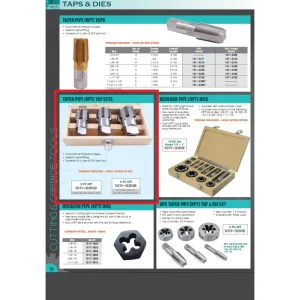 HHIP 3 PIECE NPT TAPER PIPE TAP SET (1-1/4~2″) (1011-3303) - view 4