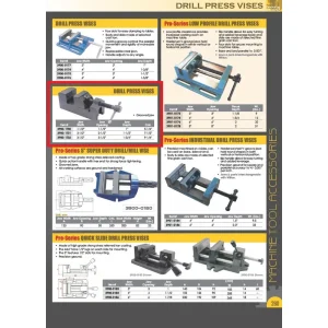 HHIP 1-1/2″ GROOVED JAW DRILL PRESS VISE (3900-1730) - view 3