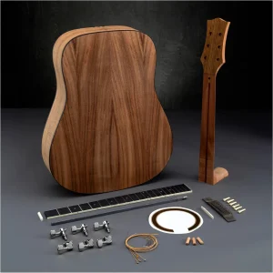 Grizzly Industrial Koa Variant Acoustic Guitar Kit (T33954) - view 2