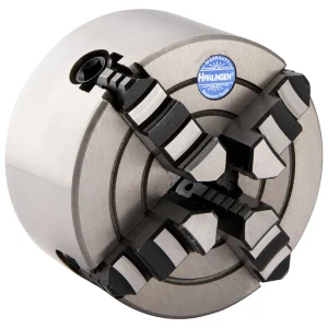 HARLINGEN 4″ 4-JAW INDEPENDENT LATHE CHUCK PLAIN BACK (9713-1102)