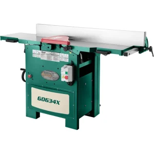 Grizzly Industrial 12″ 5 HP Planer/Jointer with V-Helical Cutterhead (G0634X)