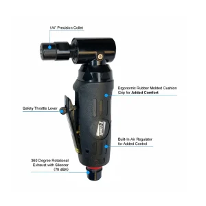 Z-LIMIT Z-LIMIT 1/4″ AIR ANGLE DIE GRINDER (7609-0904) - view 4