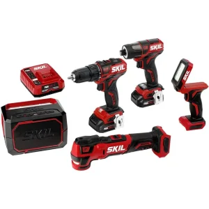 Skill 12V Pwrcore 12 Brushless 5-Tool Combo Kit (CB736801)