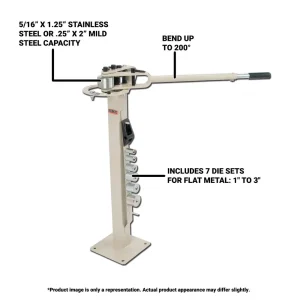 Baileigh MCB-650 Flat Bar Bender w/ 7 Die Sets (1005424) - view 2