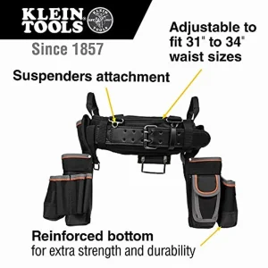 Klein Tools 55427 Tradesman Pro Electrician’s Padded Tool Belt &Tool Pouch Combo - view 2