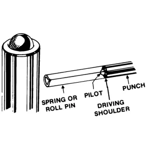 Wilde Tool Rs 732 Roll Spring Punch, 7/32 Inch (RS 732.NP/HT) - view 3
