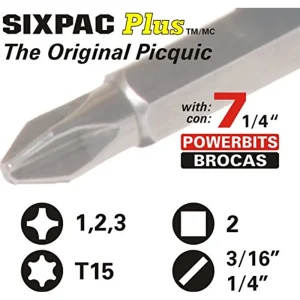 Picquic 3-Multi-Driver Family Pack, Bright Blue Opaque (44603) - view 2
