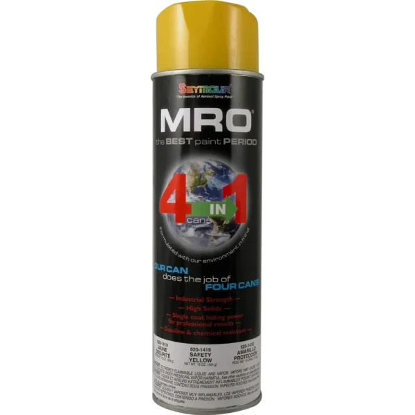 Seymour 20 Oz Industrial Mro High Solids Spray Paint, Safety Yellow (620-1419)