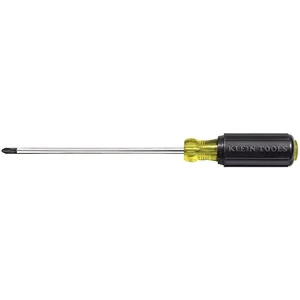 Klein Tools 603-6 #3 Phillips Screwdriver with 6-Inch Round Shank & Grip Handle