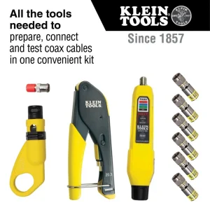 Klein VDV002818 Coax Cable Installation & Test Kit - view 2