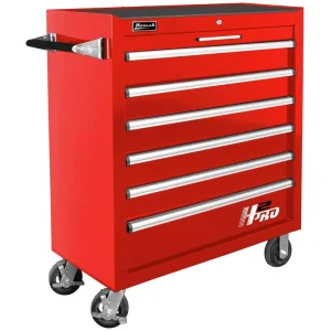 Homak H2PRO Roller Cabinet 36″ Red (RD04036061)