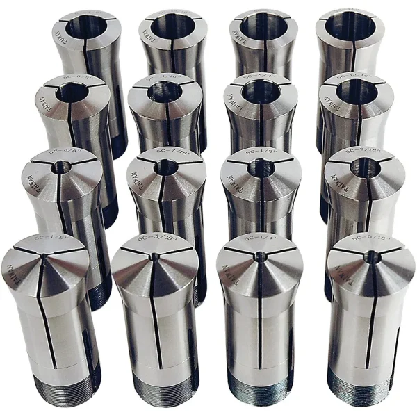 Jet 16-Piece 5-C Collet Set for Lathes and Grinders (650014)