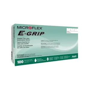 Microflex L974 E-Grip Natural Latex Gloves, X-Large, 100 per box