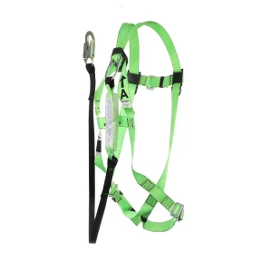 PeakWorks V8252366 Safety Harness Fall Protection Lanyard Kit, Green - view 3
