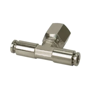 VIAIR 1/4 NPT Male to 3/8 Swivel T-Fitting 10 Piece Set Robust Design (13814-BP)