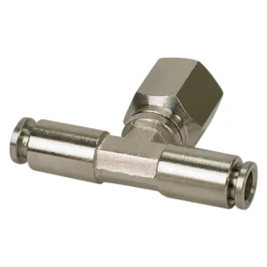 VIAIR 1/4 NPT Female to 1/8 Swivel T-Fitting 4 Piece Set High Durability (11832)