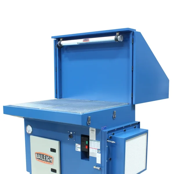 Baileigh 3Phase Metal Downdraft Table w/ Air Pulse Clean & HEPA Filter (1017589)
