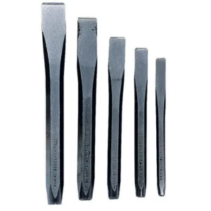 K Tool 73000 Chisel Set 5 Piece – 3/8″, 1/2″, 5/8″, 3/4″, 7/8″