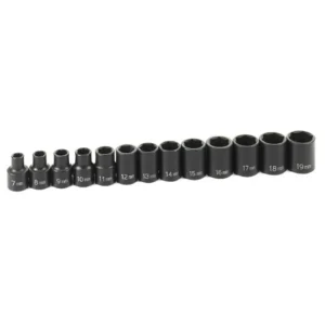Grey Pneumatic 3/8″ Drive 13-Piece Standard Metric Set (1213M) - view 2