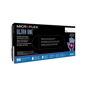 Microflex Ultra One XL Latex Gloves With Extended Cuff Powder-Free (UL315XL)