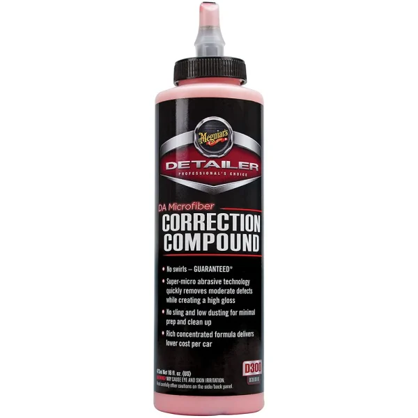 Meguiars D30016 DA Microfiber Correction Compound – 16 Oz.