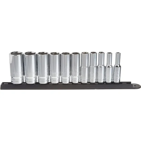 Gearwrench 80555 11 piece 3/8″ Drive 6 Point Deep SAE Socket Set
