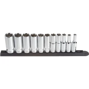 Gearwrench 80555 11 piece 3/8″ Drive 6 Point Deep SAE Socket Set - view 2