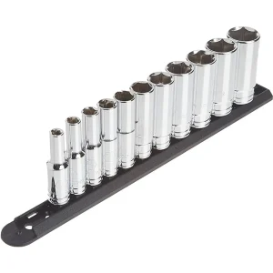 Gearwrench 80555 11 piece 3/8″ Drive 6 Point Deep SAE Socket Set - view 3