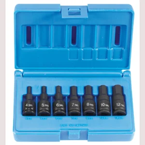 Grey Pneumatic 3/8″ Drive 7-Piece Hex Driver Metric Set (1297MH)