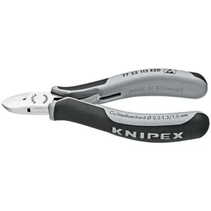 Knipex Electronics Diagonal Cutter ESD with Multi-Component Grips (7702115ESD)